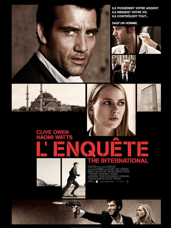 L'enquete the international clive owen naomi watts tom tykwer