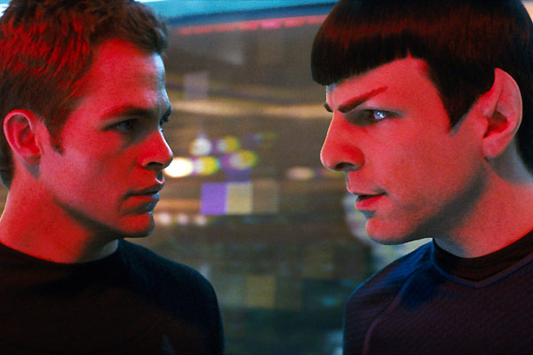 Chris pine zachary quinto star trek