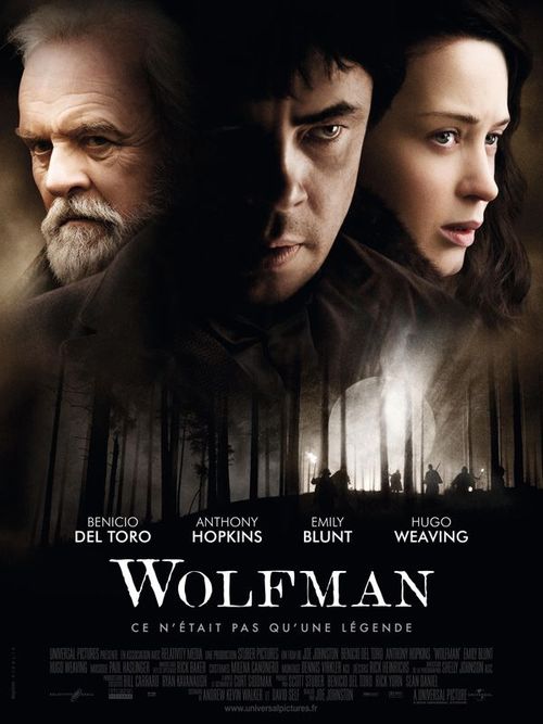 Wolfman joe johnston benicio del toro anthony hopkins emily blunt