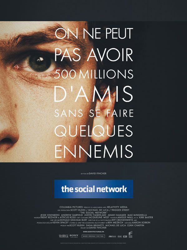 The social network david fincher jesse eisenberg justin timberlake andrew garfield