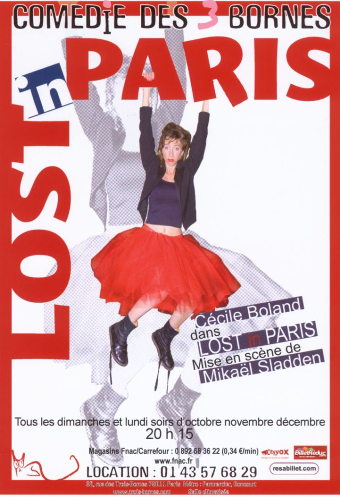 Lost in paris cecile boland mikael sladden comedie des 3 bornes