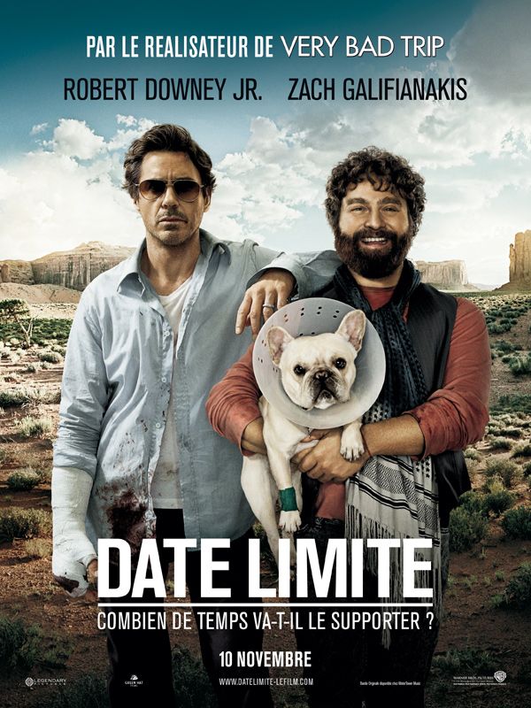 Date limite robert downey jr zach galifianakis todd phillips