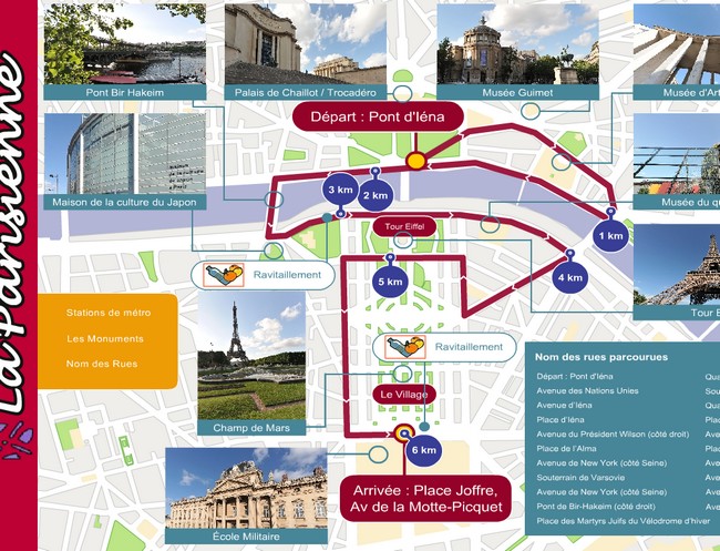 La parisienne 2010 parcours