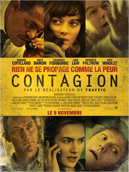 Contagion marion cotillard matt damon lawrence fishburne jude law gwyneth paltrow kate winslet