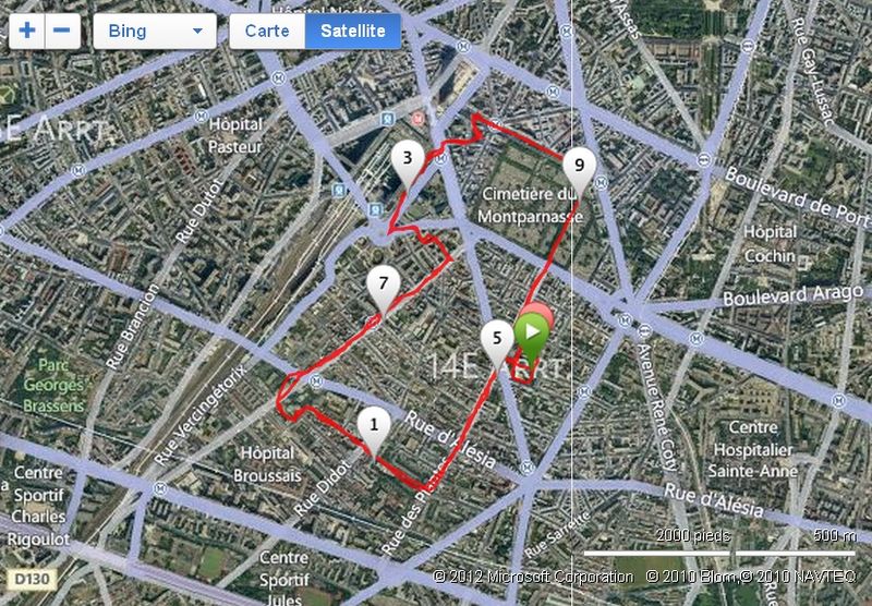 10 km du 14ème parcours