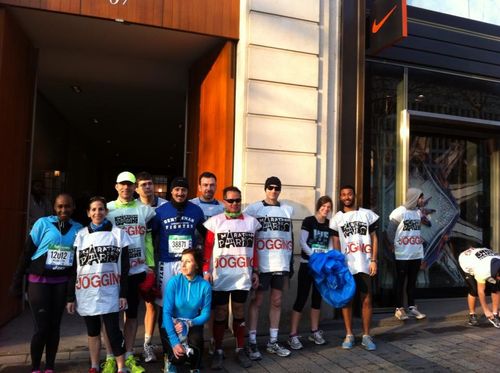 Marathon de paris 2013 giao tigrou nike running club paris