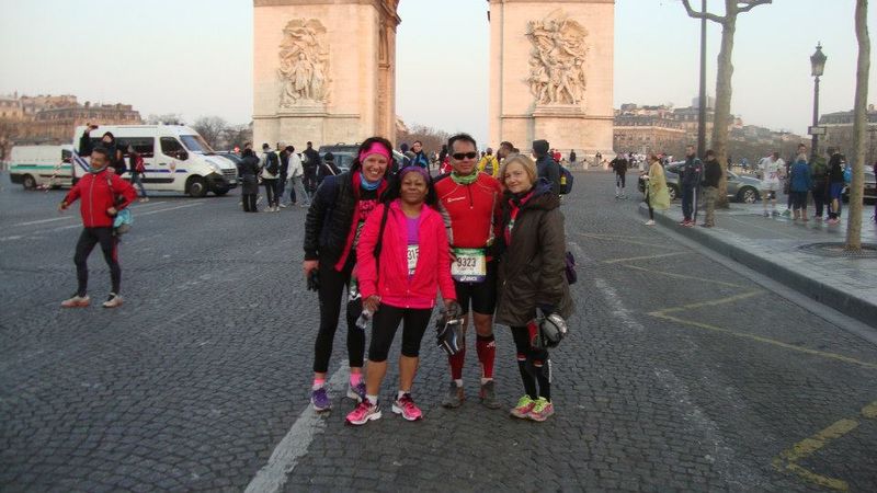 Marathon de paris giao tigrou marie pierre vielle marie elise reunion beatrice gastebois